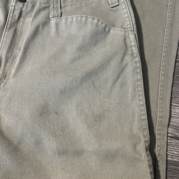 Ben Davis Canvas Khaki 695 Straight Leg 50/50 Blend Twill Work Pants Size 34x31 - Picture 5 of 13